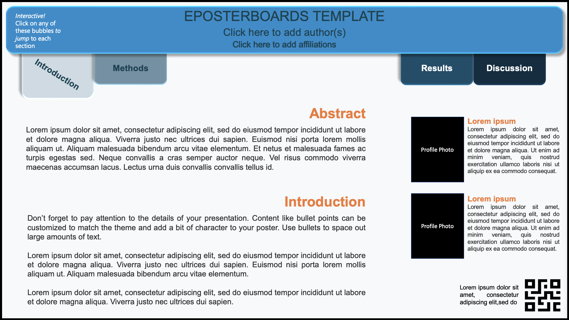 Advanced Template preview